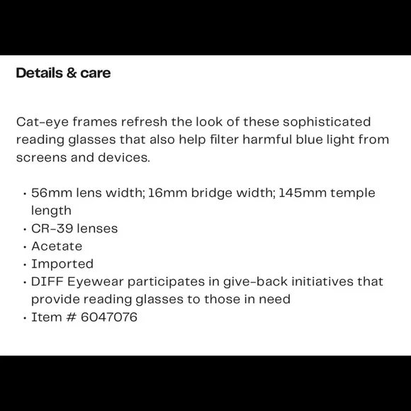 Diff BECKY Blue Light Glasses 👓 - Picture 12 of 14